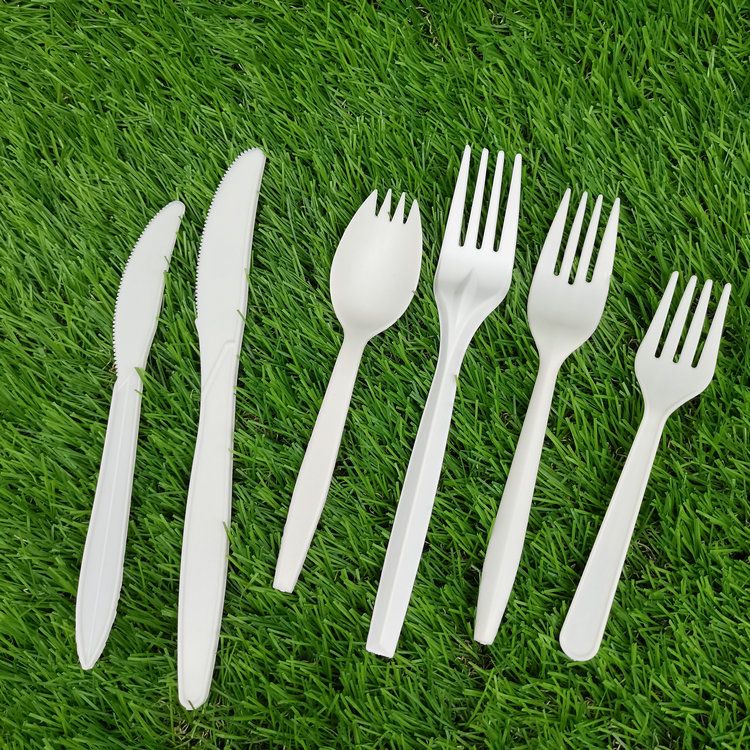 CPLA Cutlery - compostable plant-based utensils