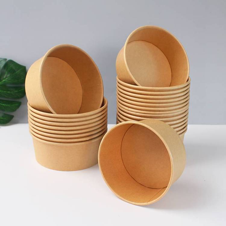 Kraft Paper Tableware - paper bowls and containers