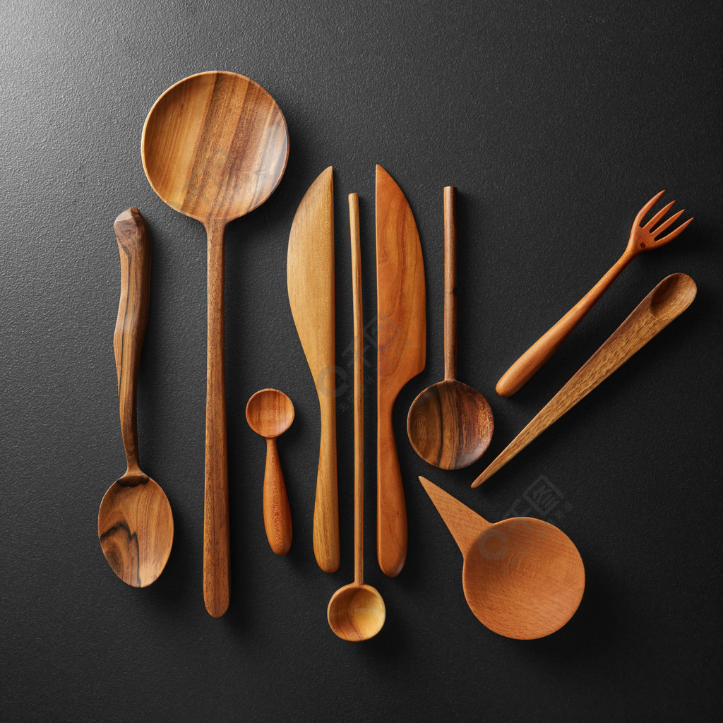 Wooden Bamboo Cutlery - natural disposable utensils